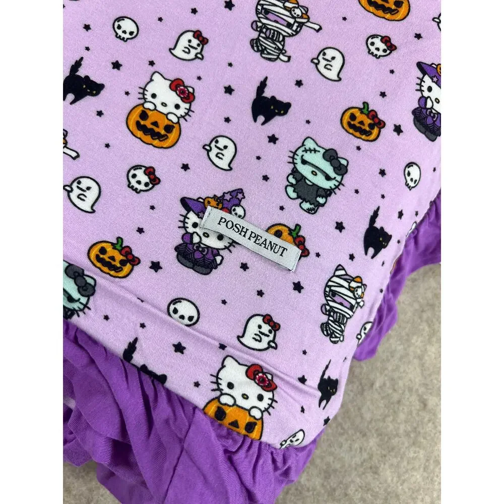 Posh Peanut Hello Kitty Halloween Luxe Patoo Bamboo Blanket 60x60